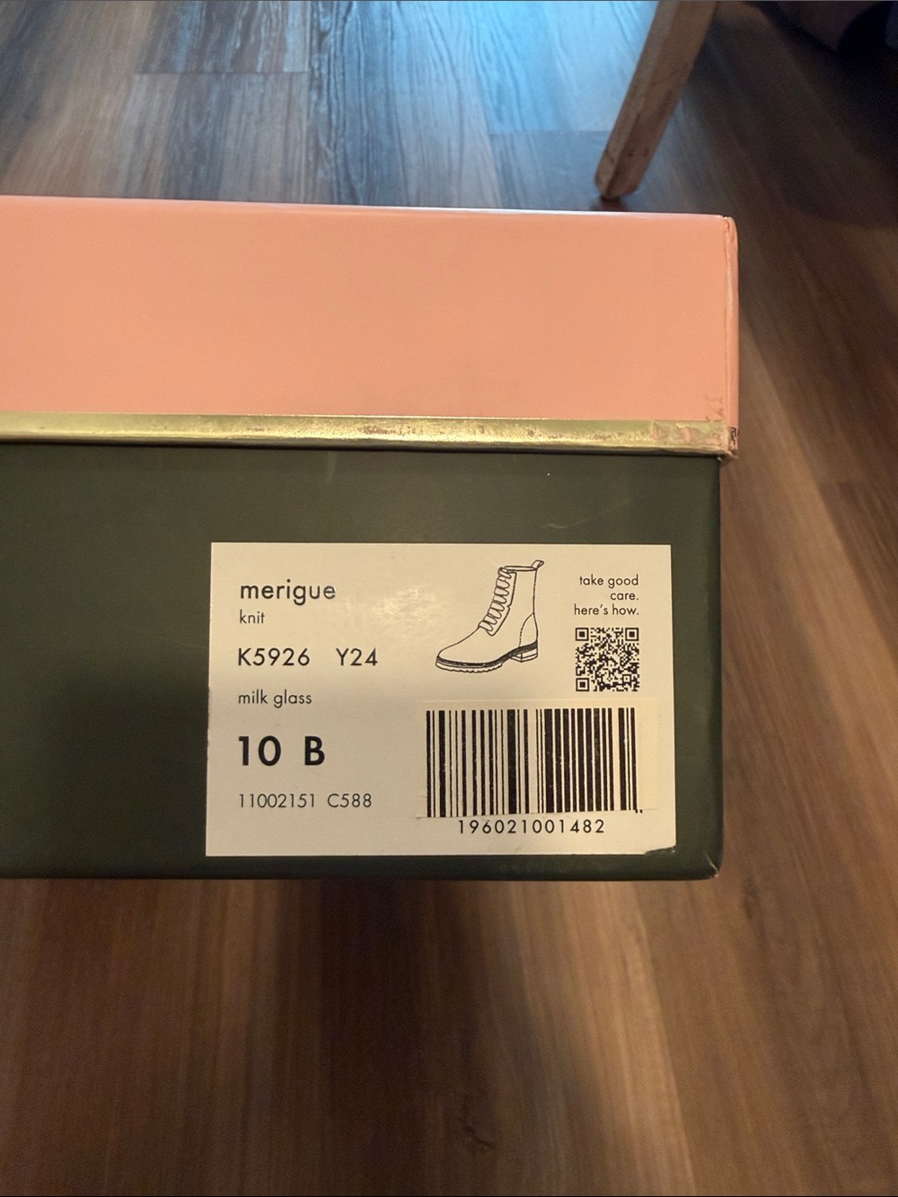kate spade Cream Knit Lace-Up Ankle Boots - Picture 4 of 4